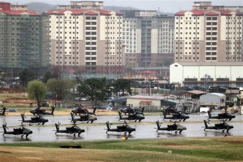 Camp humphreys korea - Nov 18, 2018 · Camp Humphreys is a large military base in Pyeongtaek, South Korea, that hosts various U.S. Army units and commands, including the 2nd Combat Aviation Brigade and the 1st Signal Brigade. Learn about its transformation and restationing projects, its location and population, and its role in the ROK-U.S. Alliance. 